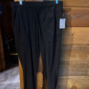Bella Dahl women’s  Black Drawstring Pants